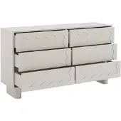 Vente-unique Ladenkast 6 laden – MDF – Beige – ANEZA