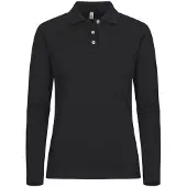 Clique Stretch Premium Polo, lange mouwen, damesmodel