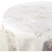 Unique living Tafelkleed Crystal Wit D 160 Cm