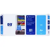 HP C4951A printkop cyaan met printkopreiniger nr. 81 (origineel)