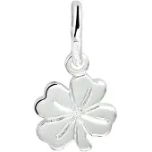 GLAMS hanger klavertje - Zilver