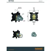 Hotbath HBCB7068 inbouwdeel