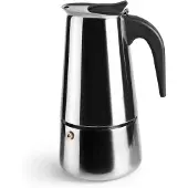 Jamon Express Inox Moka Italian Coffee Maker 2 Cups Zilver