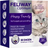 Feliway Optimum Verdamper voor de kat 2 x Verdamper + 2 x Vulling 48 ml