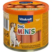 Vitakraft Dog Minis snackworstjes voor de hond (120 g) 6 verpakkingen