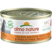 Almo Nature HFC Natural Kattenvoer Nat Kip & Tonijn 70 gr