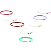 Trixie - Halsband - USB - Flash Light - Lichtgevend - Oplaadbaar - TPU - Multi - 65X0.8 cm