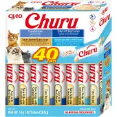 Inaba Ciao Churu Creamy Puree Liquid Kattensnack Tonijn variëteiten 40x14g