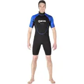 Mares Aquazone Manta 2.2 Mm Short Sleeve Shorty Zwart M Man