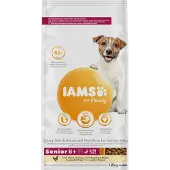 IAMS Hondenvoer Senior, voor kleine en middelgrote rassen, met kip, 3 kg