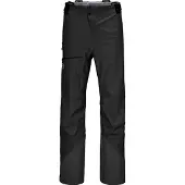 Ortovox - Toerskikleding - 3L Ortler Pants M Black Raven voor Heren van Wol - Maat XL - Zwart