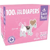 EASYPETS hondenluiers teef S/m 100 st