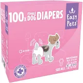EASYPETS hondenluiers teef M/l 100 st