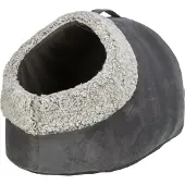 Trixie - Kattenmand- Iglo Calida - Warmtereflecterend - Grijs-Wit/Zwart - 50X30X35 cm
