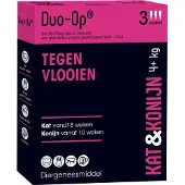 Duo-Op Anti Vlooiendruppels Kat en Konijn vanaf 4 kg 3 pipetten