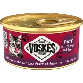 Voskes Kattenvoer Nat Paté Kip & Rundvlees 85 Gr