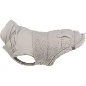 Trixie Hondenjas - Grijs 30cm - Warme Polyester, Verstelbare Borstflap, Modieuze Sierzakken