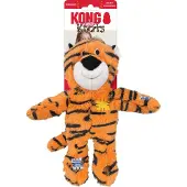 Kong - Wild Knots Tiger Squeak Toy - M/L
