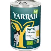Yarrah cat blik pate graanvrij kip kattenvoer 12x400 gr