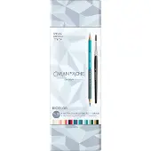 Caran d'Ache Bicolor Alpine Frost 9‑set + penseel