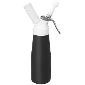 Orion - Slagroom Sifon - Zwart - 680 ml - Aluminium - Decoratie Nozzles