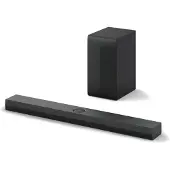 LG Soundbar S70TY Dolby Atmos 3.1.1 ch Zwart + Draadloze Subwoofer Toegewijde QNED TV