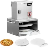 Vevor Elektrische pizzadeegpers met 15 cm deegpersplaat
