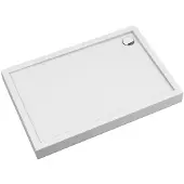 Omnires Camden - Douchebak 140x80 cm, wit CAMDEN90/KBP