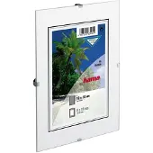Hama Fotohouder - - Clip-fix - Rond glas - 18x24cm - Wit
