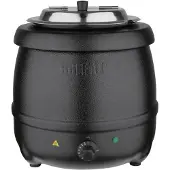 Buffalo Soepketel 10 Liter - Verstelbare warmteregelaar - Zwart