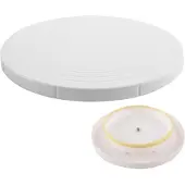 Orion - Draaibare Taartschaal - 27 cm - Wit - Antislip