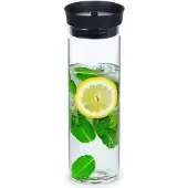Excellent houseware - Karaf - 1L - Borosilicaatglas - Roestvrijstalen Deksel