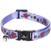 Flamingo Kattenhalsband Ziggi Bloem Lila