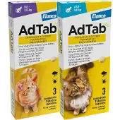 AdTab Anti Vlo en Teek Kauwtabletten Kat 0,5-2,0 kg 3 tabletten