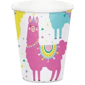 Witbaard Feestbekers Llama Party 266 Ml Karton 8 Stuks