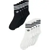 Adidas Originals Sokken '3-STRIPES CREW 10 PAIRS' zwart / wit