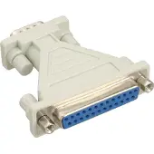 InLine 31249 tussenstuk voor kabels 9pin male 9-pin Sub D Beige