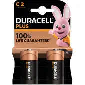 Duracell 2x Alkaline Batterijen Plus 100 C 2 Stuks