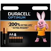 Duracell 3x Alkaline Batterijen Optimum Aa 8 Stuks