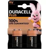 Duracell 3x Alkaline Batterijen Plus 100 9v 2 Stuks