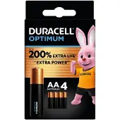 Duracell 16x Alkaline Batterijen Optimum Aa 4 Stuks