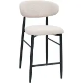 Giga Meubel Barstoel Alexia Beige/Zwart
