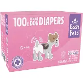EASYPETS Hondenluiers Teef Xs/s 100 Stuks
