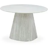 Giga Meubel Eettafel Puck Keramisch Grijs Rond 120cm