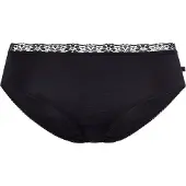 Beedees Slip Bee Lace Slip met kant, fijne strepen & glanzende look