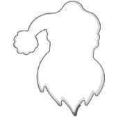 Orion Kerstman-koekjesvorm van staal, 7 cm
