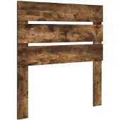 vidaXL Hoofdbord Rook Eiken Bewerkt hout