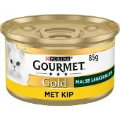Gourmet Gold Kattenvoer Nat Malse Lekkernijen Kip 85 gr