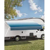 Vevor Luifel Universele Privacy Screen RV Luifels (609,6 cm) Waterdichte Camper Luifel met Aluminiumlegering Frame