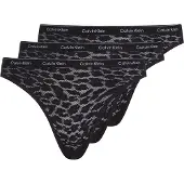 Calvin Klein Underwear Slip 'Icon Lace' lichtgrijs / zwart
